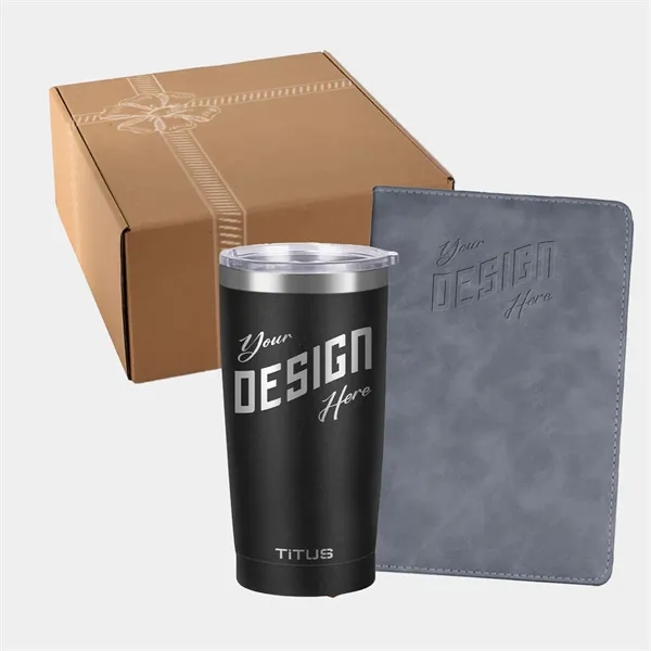 TiTUS® Velveteen Notebook & 20 oz Insulated Tumbler Gift Set - TiTUS® Velveteen Notebook & 20 oz Insulated Tumbler Gift Set - Image 0 of 0