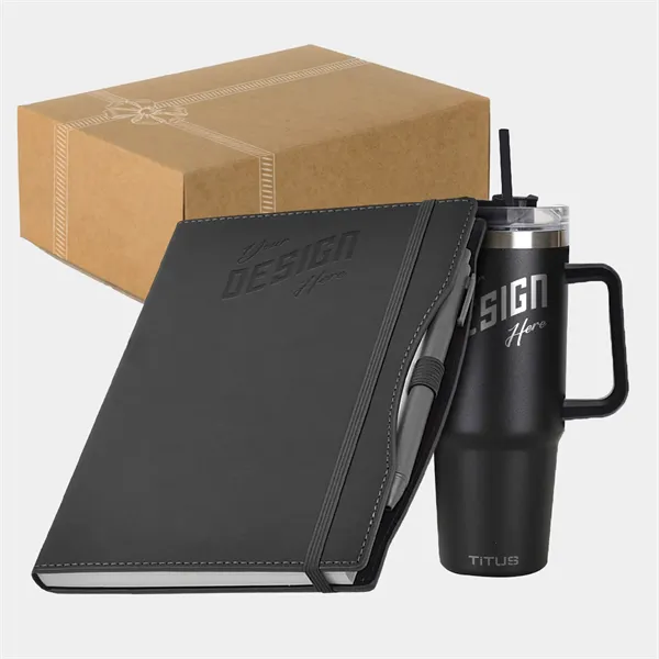 TiTUS® Executive Notebook & 30 oz Travel Mug Gift Set - TiTUS® Executive Notebook & 30 oz Travel Mug Gift Set - Image 0 of 0