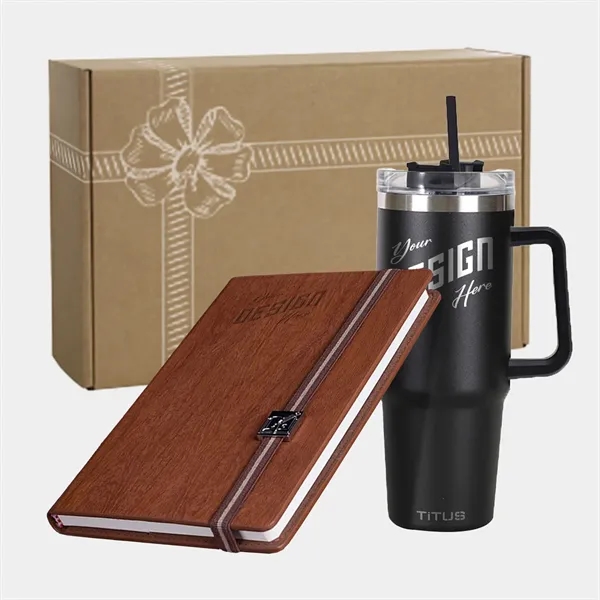 TiTUS® Melange Notebook & 30 oz Travel Mug Gift Set - TiTUS® Melange Notebook & 30 oz Travel Mug Gift Set - Image 0 of 0