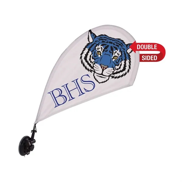 Mini Teardrop Sail Sign Flag Suction Cup Kit Double-Sided - Mini Teardrop Sail Sign Flag Suction Cup Kit Double-Sided - Image 0 of 0