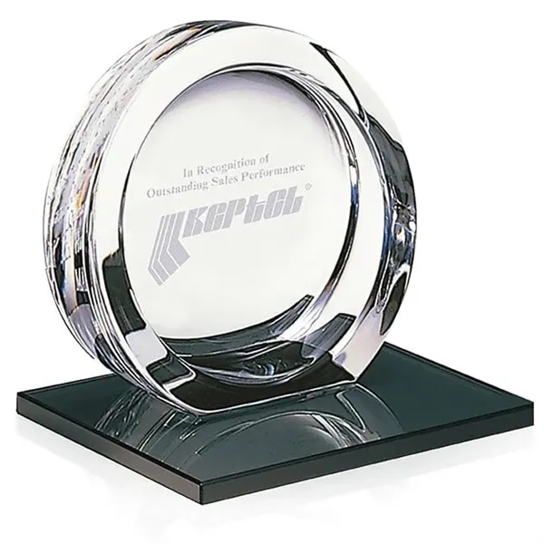 High Tech Award on Black Glass Base - Large - High Tech Award on Black Glass Base - Large - Image 1 of 2