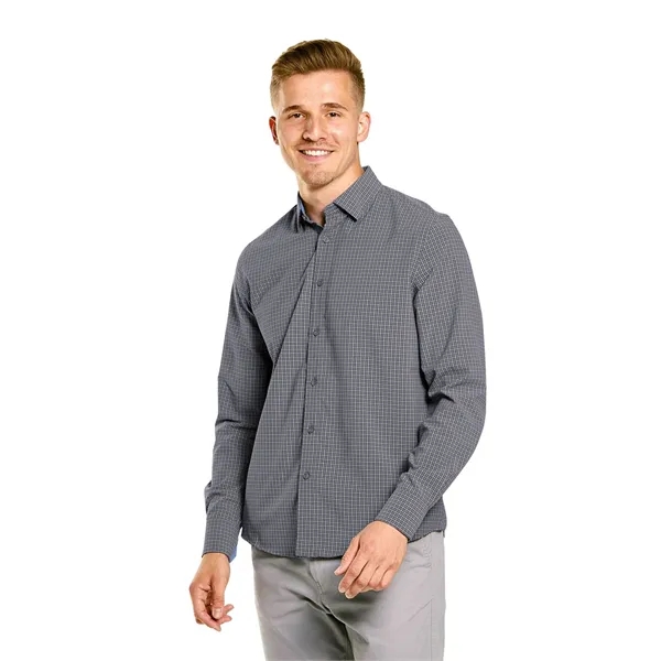 Men's Influencer Microplaid Woven Shirt - Men's Influencer Microplaid Woven Shirt - Image 5 of 9