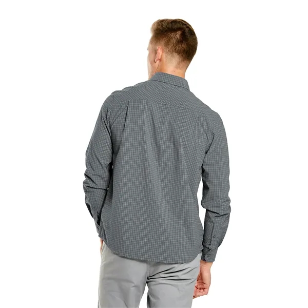 Men's Influencer Microplaid Woven Shirt - Men's Influencer Microplaid Woven Shirt - Image 8 of 9
