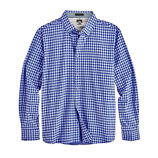 Men's Influencer Gingham Woven Shirt - Men's Influencer Gingham Woven Shirt - Image 3 of 12