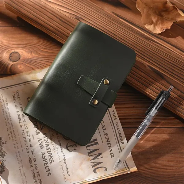 Crazy Horse Leather Pocket Spiral Binder Journal Notebook - Crazy Horse Leather Pocket Spiral Binder Journal Notebook - Image 11 of 16
