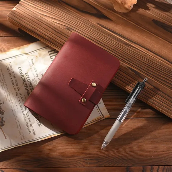 Crazy Horse Leather Pocket Spiral Binder Journal Notebook - Crazy Horse Leather Pocket Spiral Binder Journal Notebook - Image 7 of 16