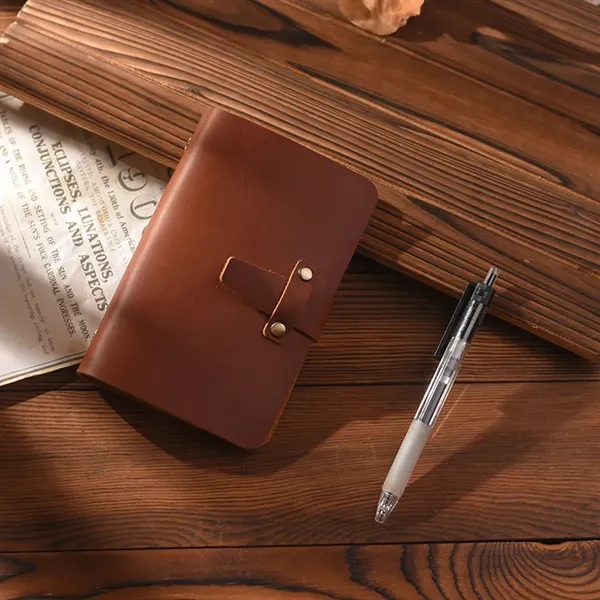 Crazy Horse Leather Pocket Spiral Binder Journal Notebook - Crazy Horse Leather Pocket Spiral Binder Journal Notebook - Image 9 of 16