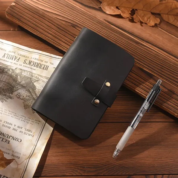 Crazy Horse Leather Pocket Spiral Binder Journal Notebook - Crazy Horse Leather Pocket Spiral Binder Journal Notebook - Image 8 of 16