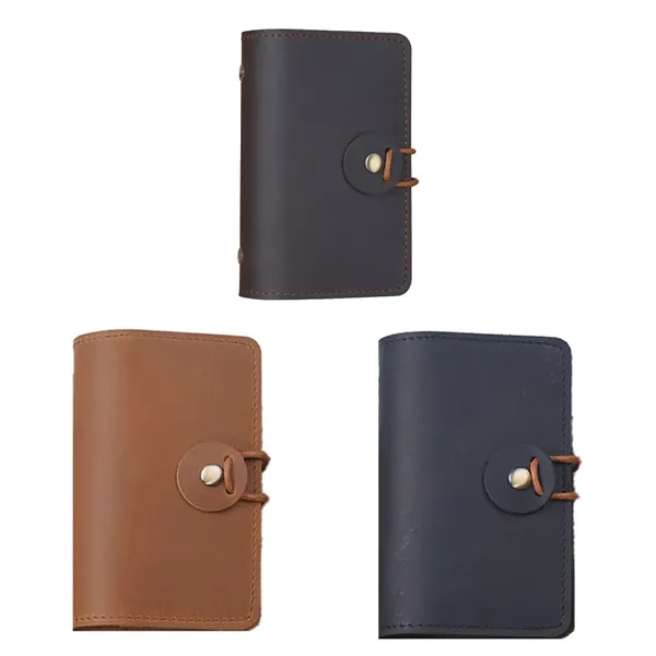 A8 Genuine Leather Refillable Spiral Binder Journal Notebook - A8 Genuine Leather Refillable Spiral Binder Journal Notebook - Image 13 of 14
