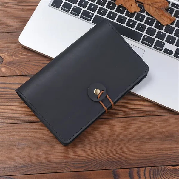 A8 Genuine Leather Refillable Spiral Binder Journal Notebook - A8 Genuine Leather Refillable Spiral Binder Journal Notebook - Image 6 of 14