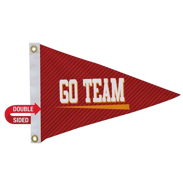 12" x 18" Nylon Pennant Flag Double-Sided - 12" x 18" Nylon Pennant Flag Double-Sided - Image 0 of 1