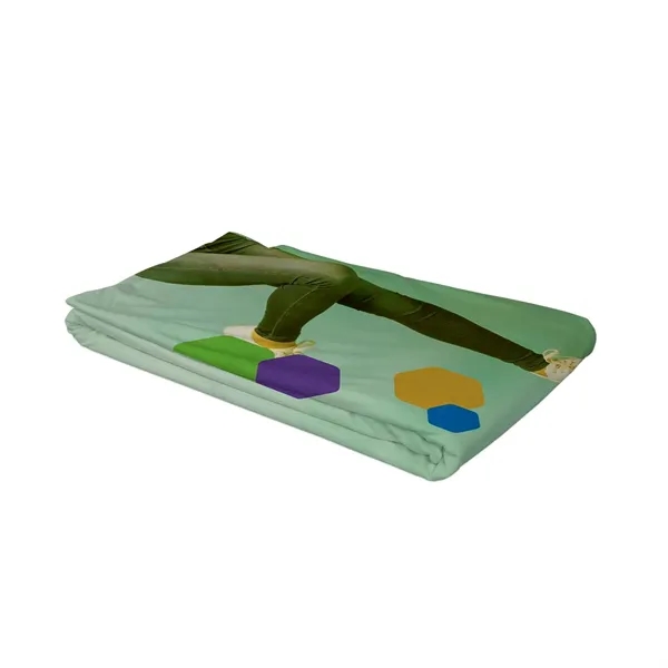 10' Straight Splash 4-Sided Graphic Panel Recycled Polyester