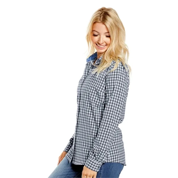 Women's Influencer Gingham Woven Shirt - Women's Influencer Gingham Woven Shirt - Image 6 of 9