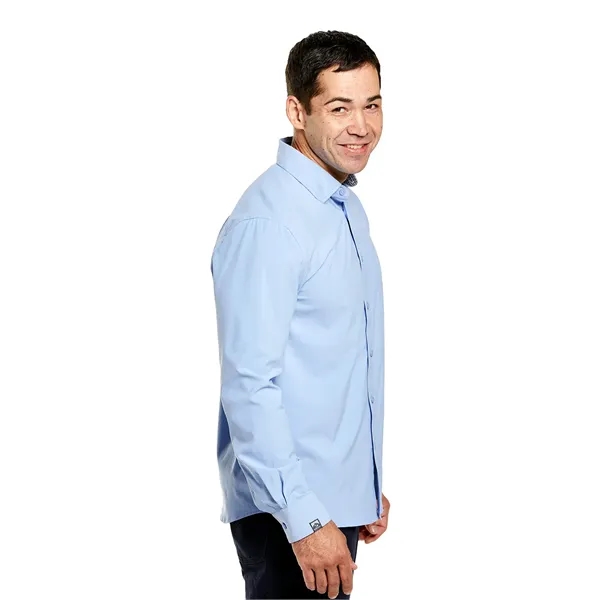 Men's Influencer Solid Woven Shirt - Men's Influencer Solid Woven Shirt - Image 2 of 14