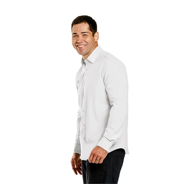 Men's Influencer Solid Woven Shirt - Men's Influencer Solid Woven Shirt - Image 10 of 14