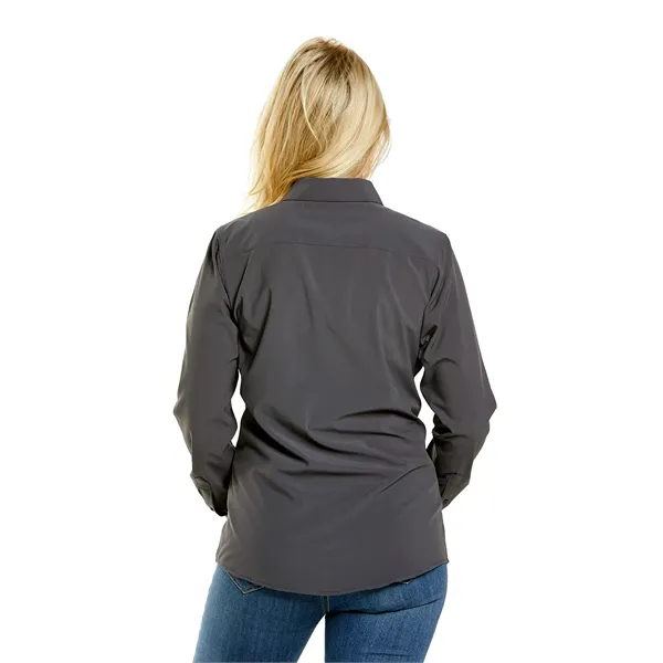 Women's Influencer Solid Woven Shirt - Women's Influencer Solid Woven Shirt - Image 9 of 17