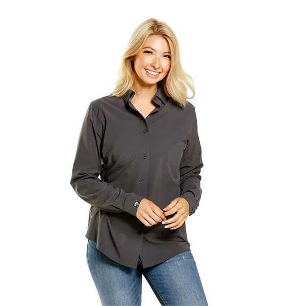 Women's Influencer Solid Woven Shirt - Women's Influencer Solid Woven Shirt - Image 6 of 17