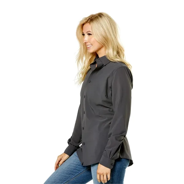 Women's Influencer Solid Woven Shirt - Women's Influencer Solid Woven Shirt - Image 7 of 17