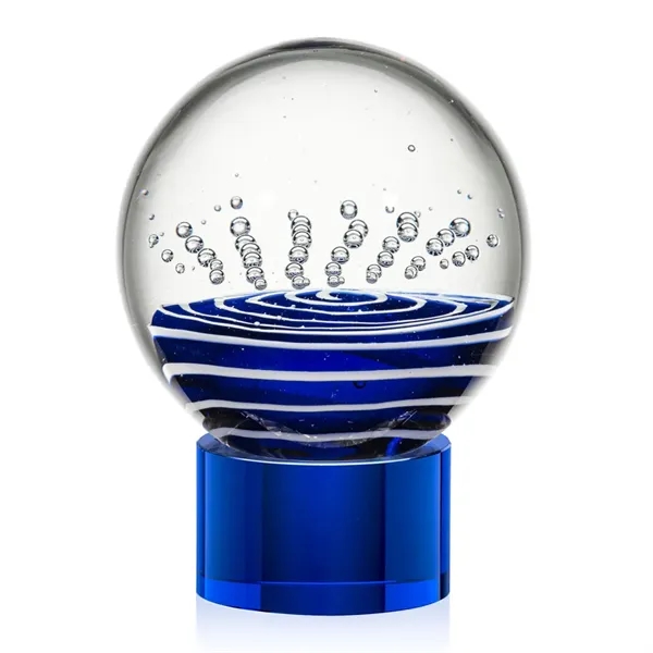 Tranquility Award on Marvel Base - Blue - Tranquility Award on Marvel Base - Blue - Image 6 of 6