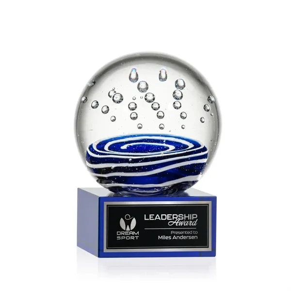 Tranquility Award on Hancock Base - Blue - Tranquility Award on Hancock Base - Blue - Image 1 of 6