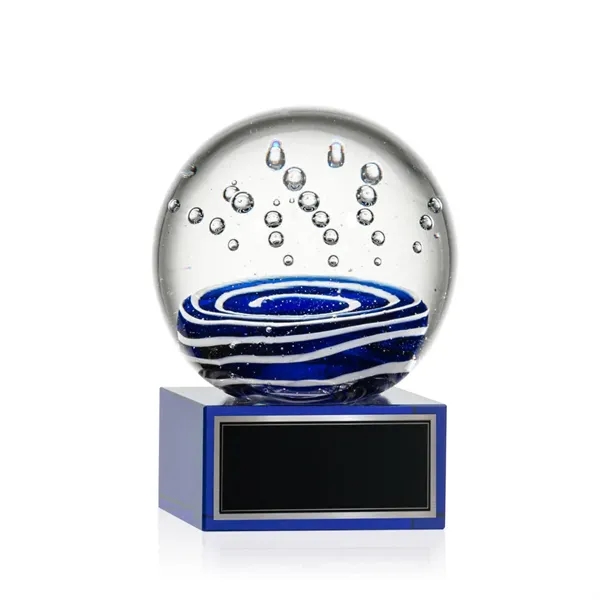 Tranquility Award on Hancock Base - Blue - Tranquility Award on Hancock Base - Blue - Image 2 of 6