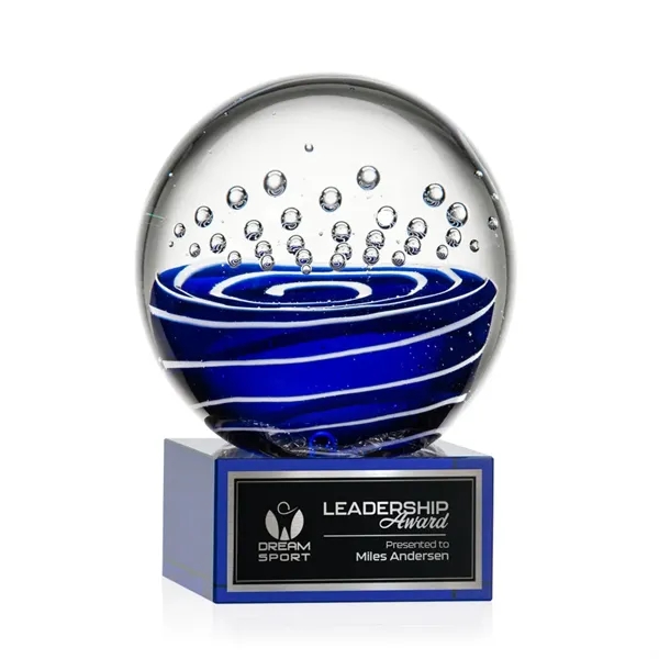 Tranquility Award on Hancock Base - Blue - Tranquility Award on Hancock Base - Blue - Image 3 of 6