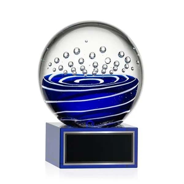 Tranquility Award on Hancock Base - Blue - Tranquility Award on Hancock Base - Blue - Image 4 of 6