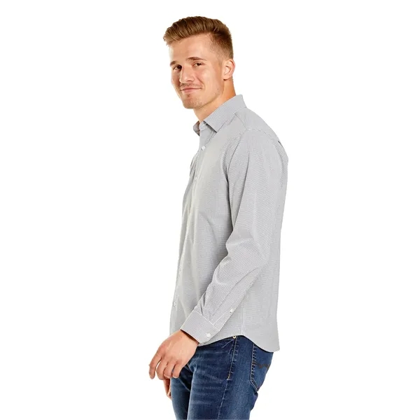 Men's Influencer Windowpane Woven Shirt - Men's Influencer Windowpane Woven Shirt - Image 1 of 8