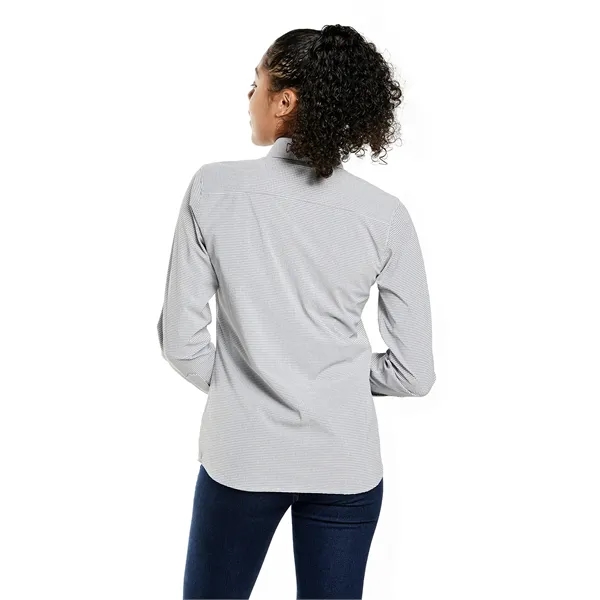 Women's Influencer Windowpane Woven Shirt - Women's Influencer Windowpane Woven Shirt - Image 3 of 8