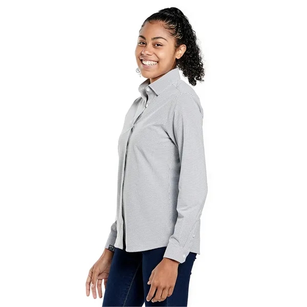 Women's Influencer Windowpane Woven Shirt - Women's Influencer Windowpane Woven Shirt - Image 1 of 8