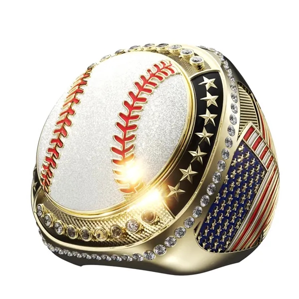 Legacy Patriotic Ring w/ Stock Bezel & Sides (Assembled) - Legacy Patriotic Ring w/ Stock Bezel & Sides (Assembled) - Image 0 of 10