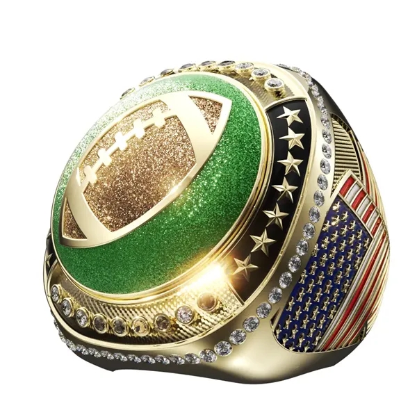 Legacy Patriotic Ring w/ Stock Bezel & Sides (Assembled) - Legacy Patriotic Ring w/ Stock Bezel & Sides (Assembled) - Image 1 of 10