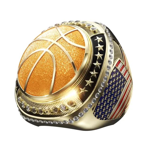 Legacy Patriotic Ring w/ Stock Bezel & Sides (Assembled) - Legacy Patriotic Ring w/ Stock Bezel & Sides (Assembled) - Image 2 of 10