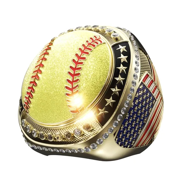 Legacy Patriotic Ring w/ Stock Bezel & Sides (Assembled) - Legacy Patriotic Ring w/ Stock Bezel & Sides (Assembled) - Image 4 of 10