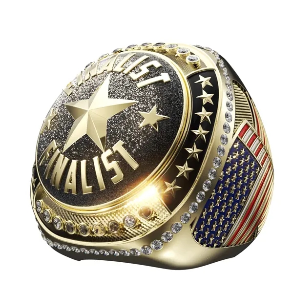 Legacy Patriotic Ring w/ Stock Bezel & Sides (Assembled) - Legacy Patriotic Ring w/ Stock Bezel & Sides (Assembled) - Image 6 of 10