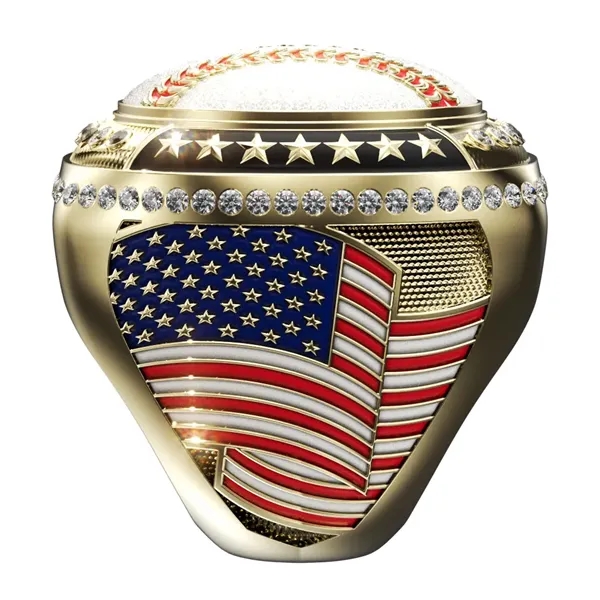 Legacy Patriotic Ring w/ Stock Bezel & Sides (Assembled) - Legacy Patriotic Ring w/ Stock Bezel & Sides (Assembled) - Image 10 of 10