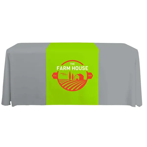 28" Standard Table Runner (Full-Color Front Only) - 28" Standard Table Runner (Full-Color Front Only) - Image 2 of 2