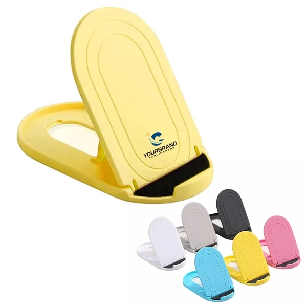 Mini Foldable Multi-Angle Adjustable Desktop Phone Holder - Mini Foldable Multi-Angle Adjustable Desktop Phone Holder - Image 0 of 4
