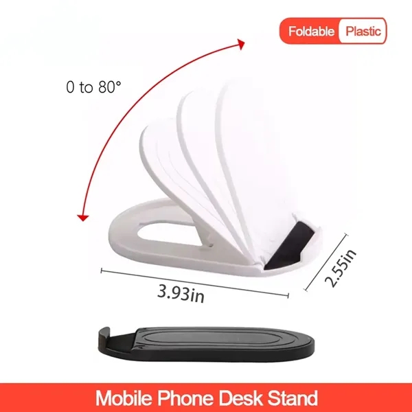 Mini Foldable Multi-Angle Adjustable Desktop Phone Holder - Mini Foldable Multi-Angle Adjustable Desktop Phone Holder - Image 1 of 4