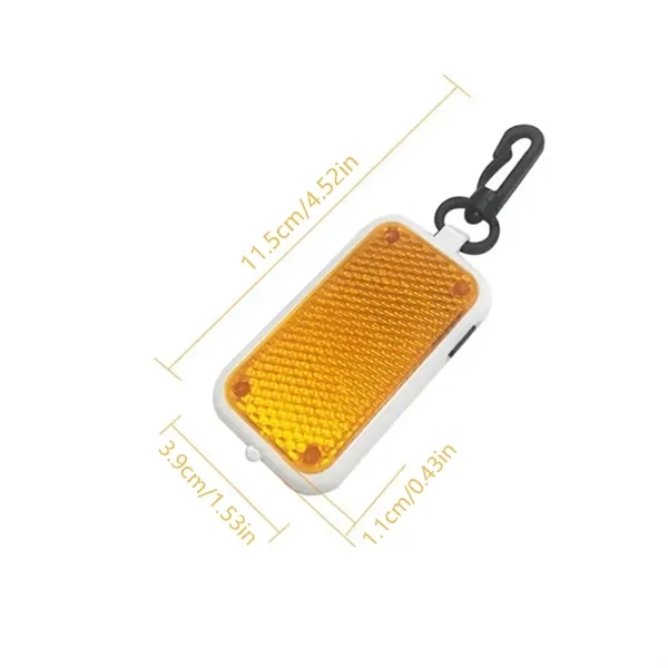 Night Warning Safety LED Reflective Keychain Pendant Light - Night Warning Safety LED Reflective Keychain Pendant Light - Image 1 of 4