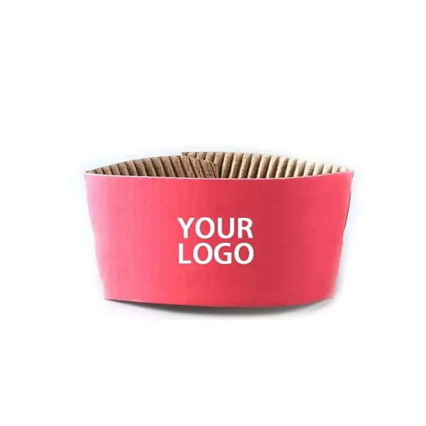 Double Wall Disposable Coffee Paper Cup Sleeve - Double Wall Disposable Coffee Paper Cup Sleeve - Image 2 of 2