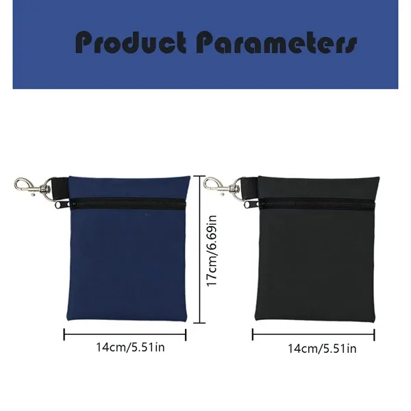 Portable Golf Bag Nylon Ball Cover Waist Hanging Style - Portable Golf Bag Nylon Ball Cover Waist Hanging Style - Image 1 of 5