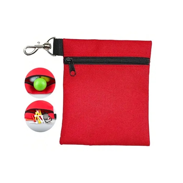 Portable Golf Bag Nylon Ball Cover Waist Hanging Style - Portable Golf Bag Nylon Ball Cover Waist Hanging Style - Image 2 of 5