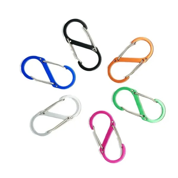 Small S Shaped Aluminium Carabiner - Small S Shaped Aluminium Carabiner - Image 0 of 1