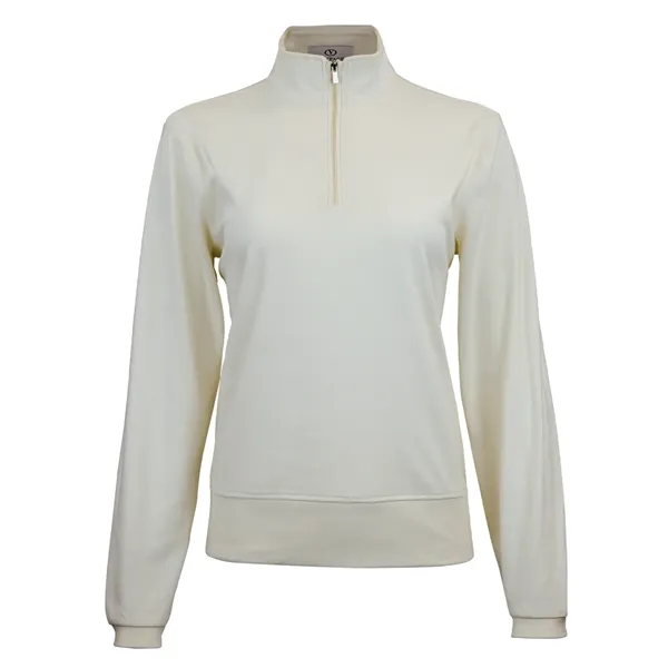 Women's Luxe 1/4 Zip Pullover - Women's Luxe 1/4 Zip Pullover - Image 4 of 11