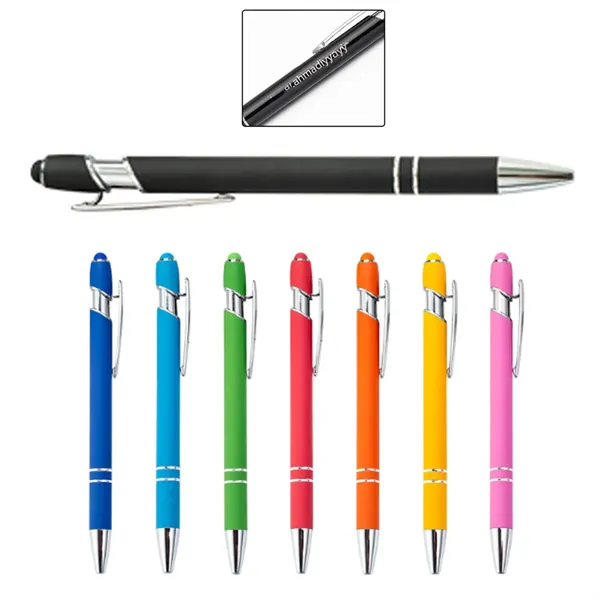 Pen 2In1 Stylus Retractable Ballpoint W/ Tip - Pen 2In1 Stylus Retractable Ballpoint W/ Tip - Image 0 of 5