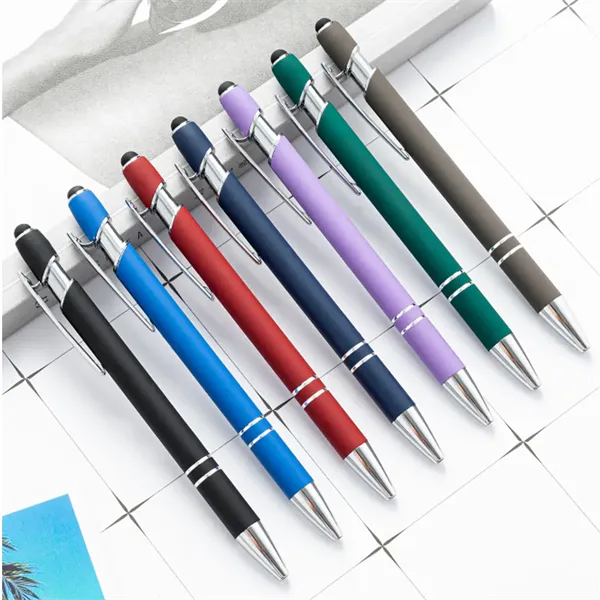 Pen 2In1 Stylus Retractable Ballpoint W/ Tip - Pen 2In1 Stylus Retractable Ballpoint W/ Tip - Image 2 of 5