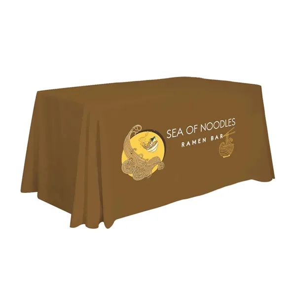 Custom 4' Standard Table Throw (Full-Color Front Only)