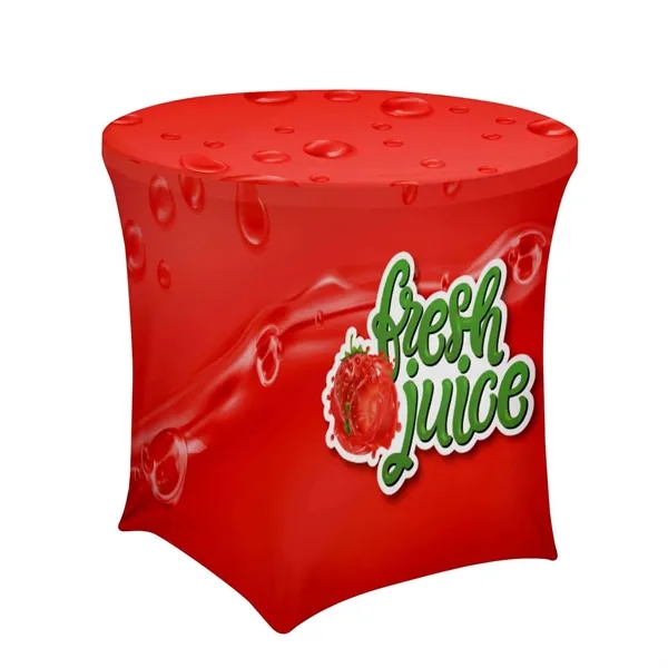 Cafe-Height UltraFit Round Table Throw