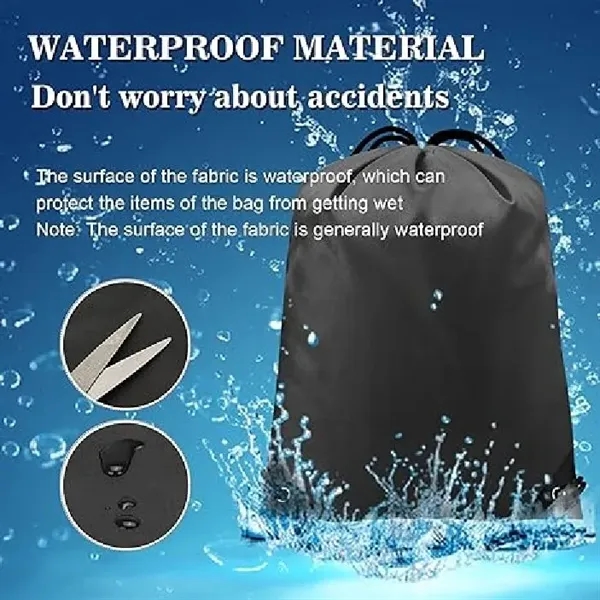 Drawstring Backpack Bags - Drawstring Backpack Bags - Image 4 of 4